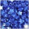 BeadTin Cobalt Pearl 13mm Star Plastic Pony Beads (250pcs)